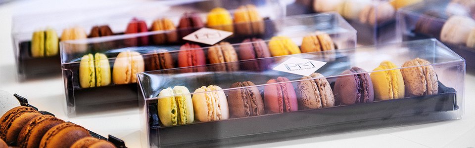 Bannière section macarons