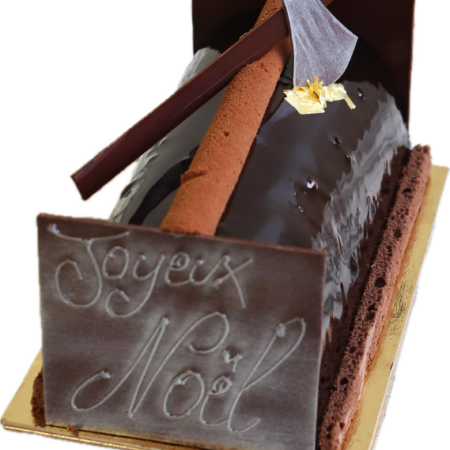 Bûche traditionnelle chocolat