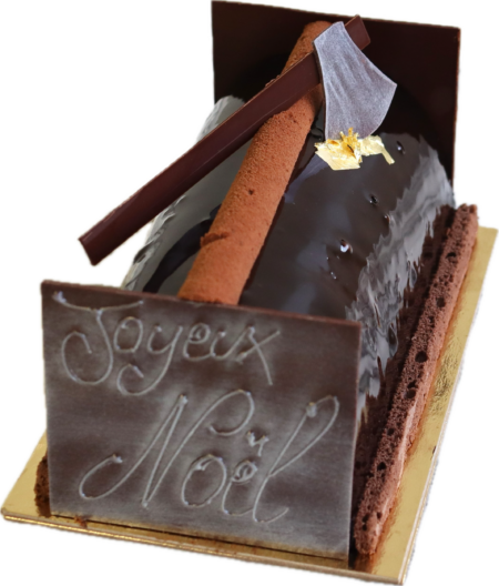 Bûche traditionnelle chocolat